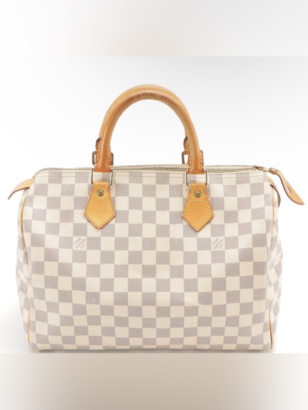 Louis Vuitton Speedy 30 Handbag in Damier Azur Coated Canvas